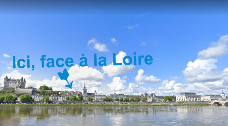 T2 Vue Sur Loire Local Velo Apartment Сомюр Екстериор снимка